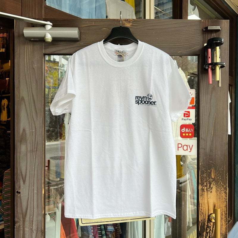 有名ハワイアンブランド、レインスプーナーのロゴTシャツです。