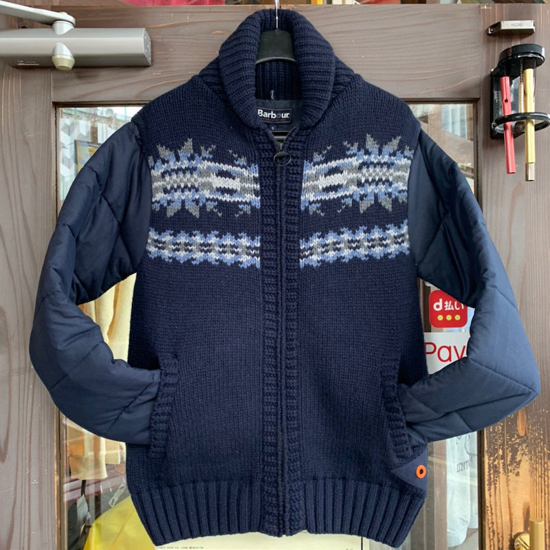 アメリカ買付けのバブアーウールJacです。