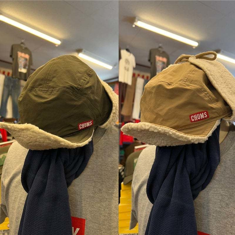人気アメリカンアウトドアブランド、CHUMSのフリースキャップです。