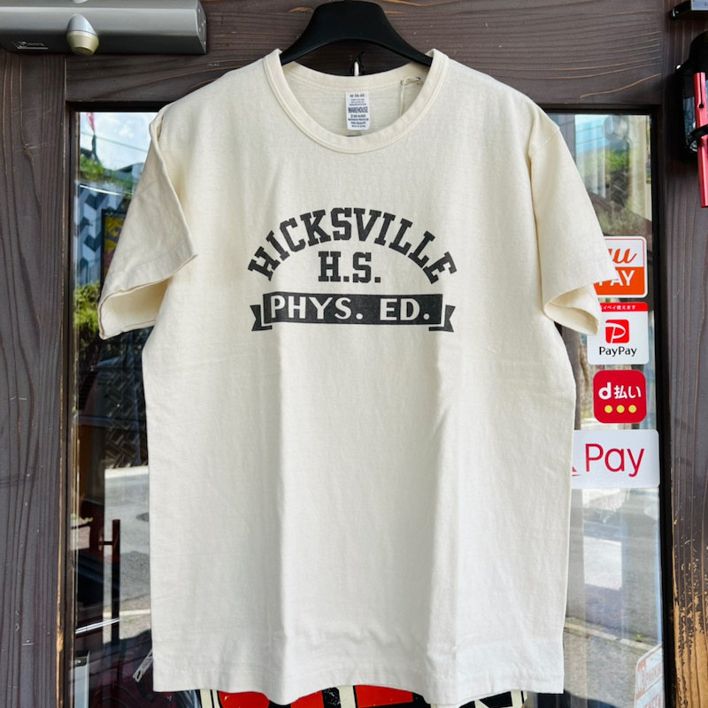本格派アメカジ・デニムブランド、WAREHOUSE(ウェアハウス)のTシャツです。