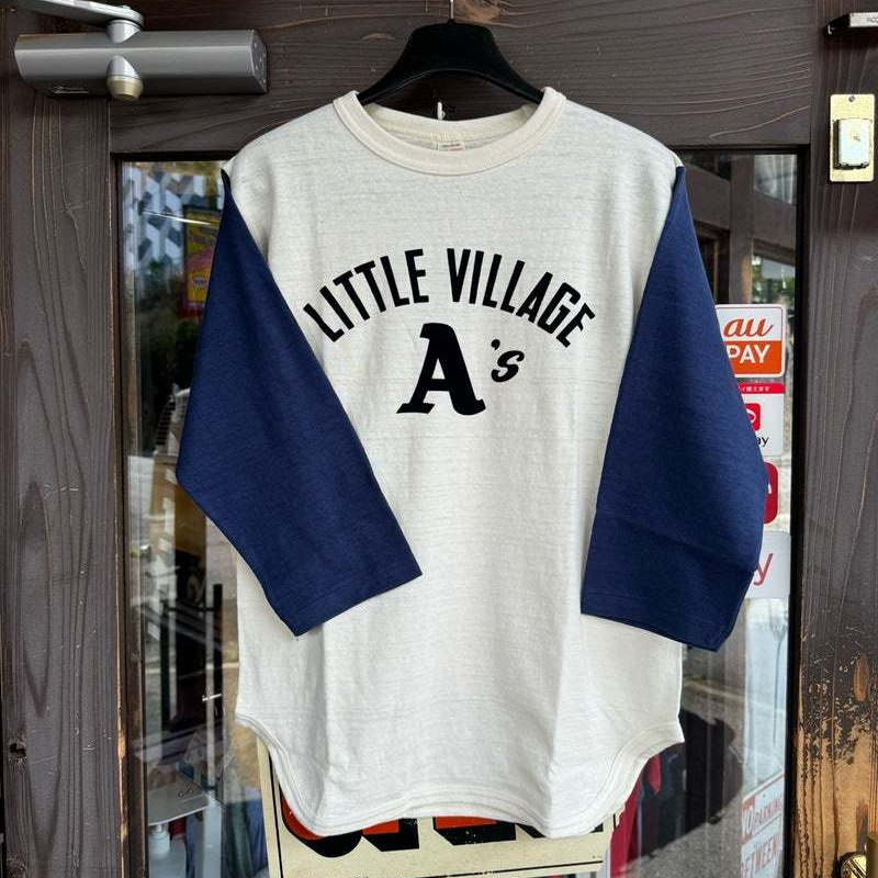 本格派アメカジ・デニムブランド、WAREHOUSE(ウェアハウス)のベースボールTシャツです。