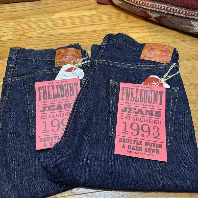 本格派デニムブランド、FULLCOUNT(フルカウント)の定番ジーンズです。