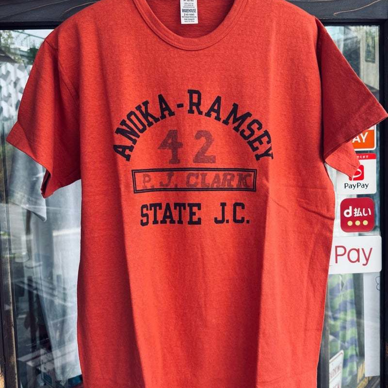 本格派アメカジ・デニムブランド、WAREHOUSE(ウェアハウス)のTシャツです。