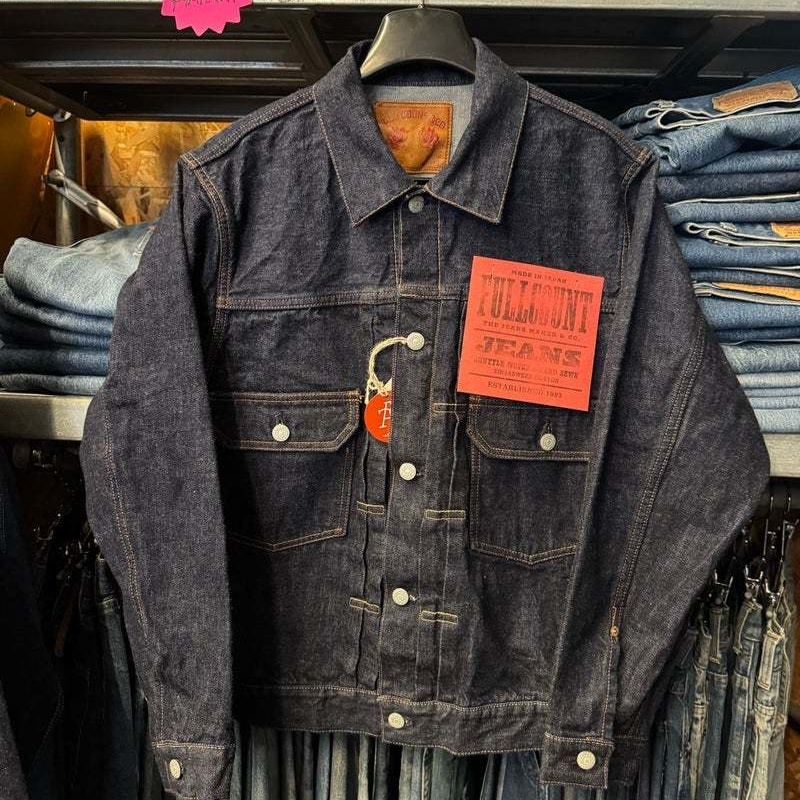 本格派デニムブランド、FULLCOUNT(フルカウント)のデニムジャケットです。