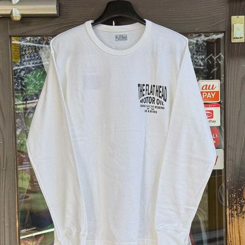 人気アメカジブランド、フラットヘッドのロンTです。