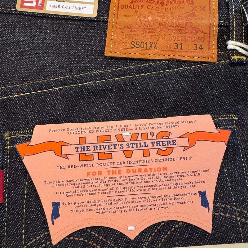 ジーンズの代名詞Levi'sのLVCシリーズファーストジャケットです。