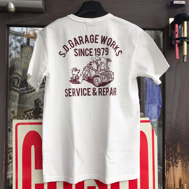 人気アメカジブランド、ステュディオ・ダ・ルチザンのTシャツです。