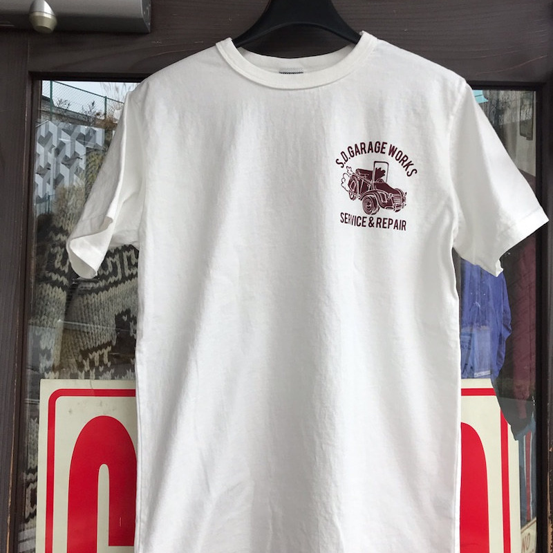 人気アメカジブランド、ステュディオ・ダ・ルチザンのTシャツです。