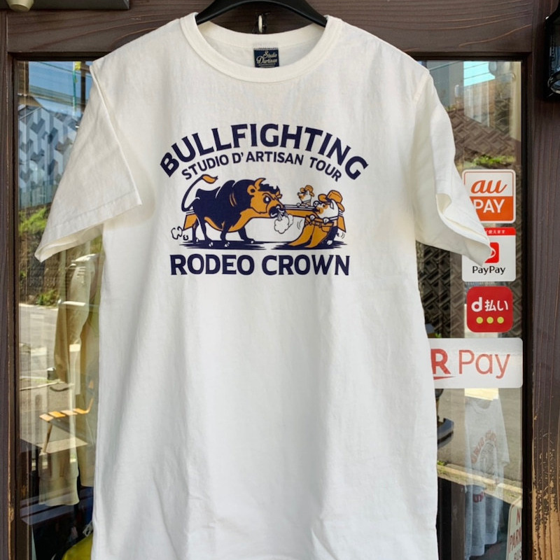 人気アメカジブランド、ステュディオ・ダ・ルチザンのTシャツです。